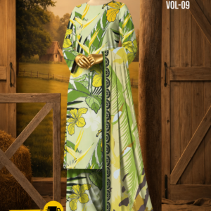 Bin Ameer Vol-09 3-Piece Printed Suit