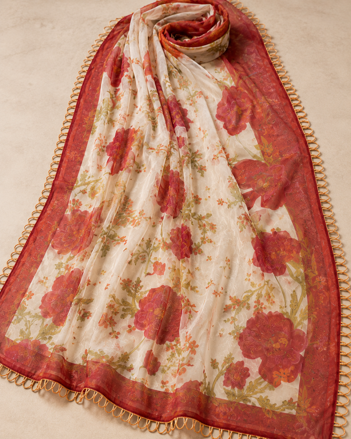 Zainab Chottani Chikankari Luxury Unstitched 3 Piece Suit - Image 2