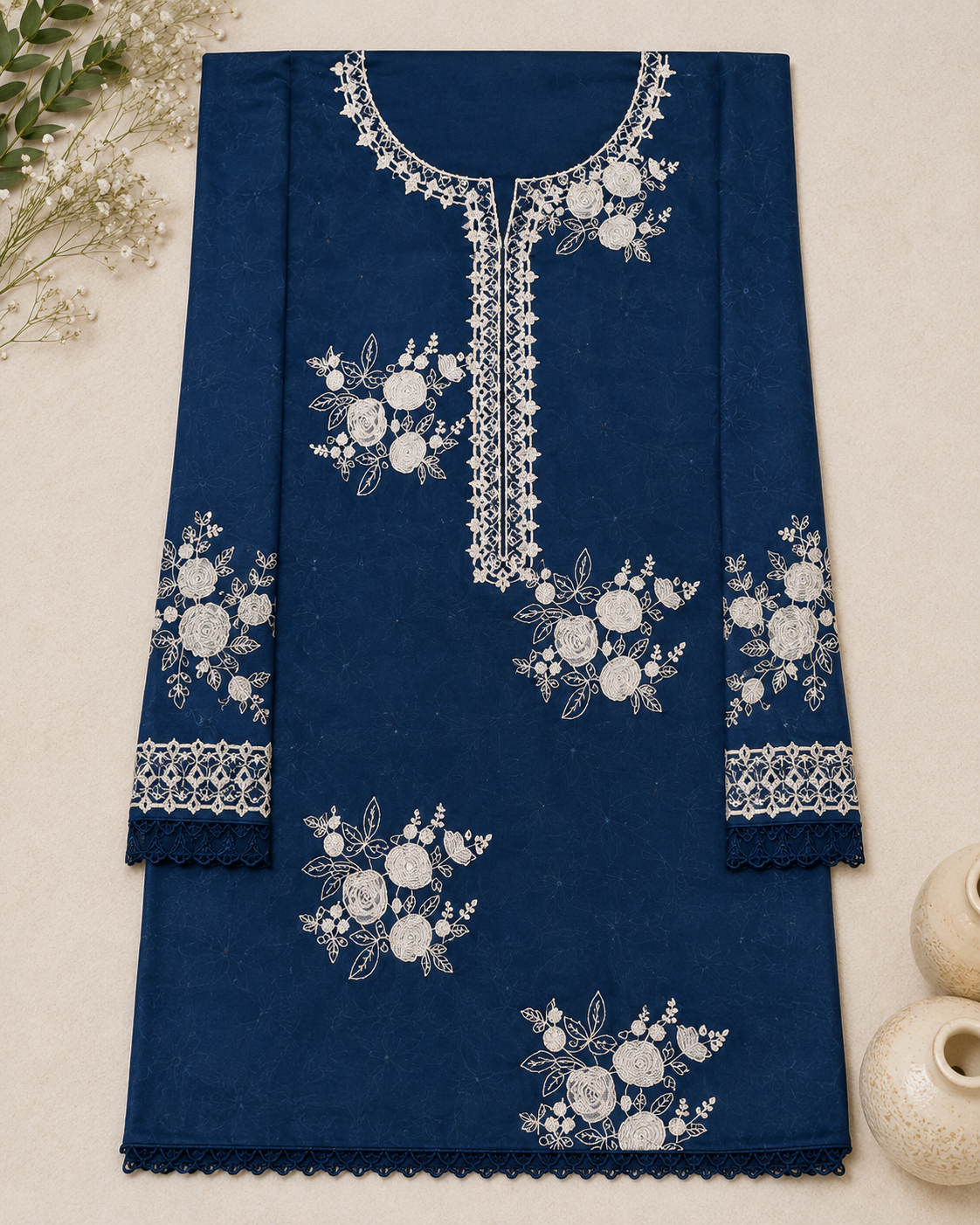 Zara Shahjahan Inspired 3 Piece Lawn Suit - Image 2