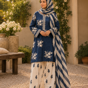 Zara Shahjahan Inspired 3 Piece Lawn Suit