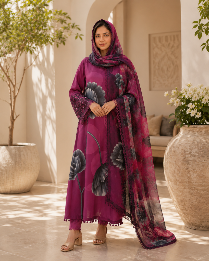 Maria.B – Unstitched 3 Piece Lawn Suit