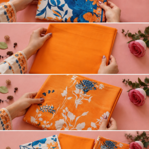 3 Piece Orange Suit