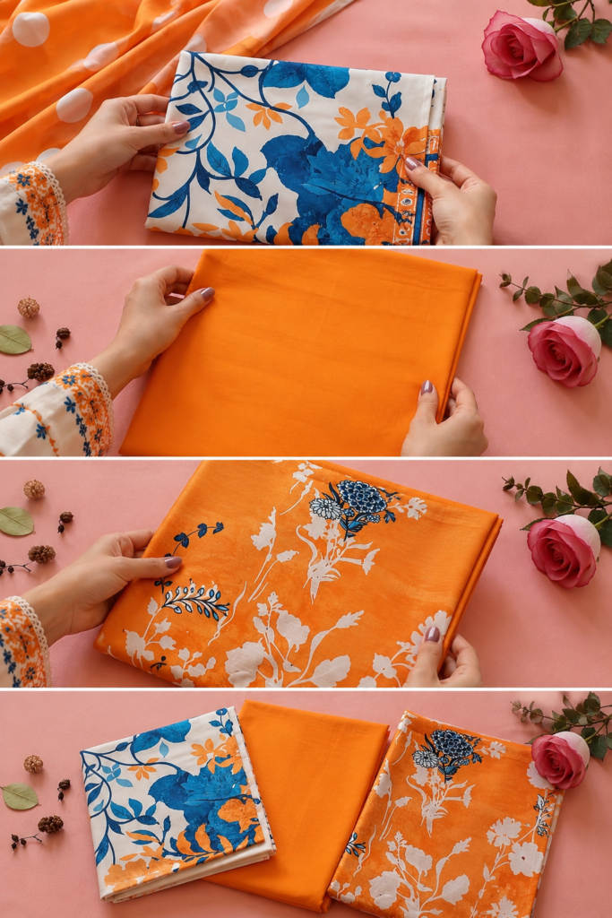 3 Piece Orange Suit