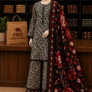 Arabia 3-Piece Unstitched Suit