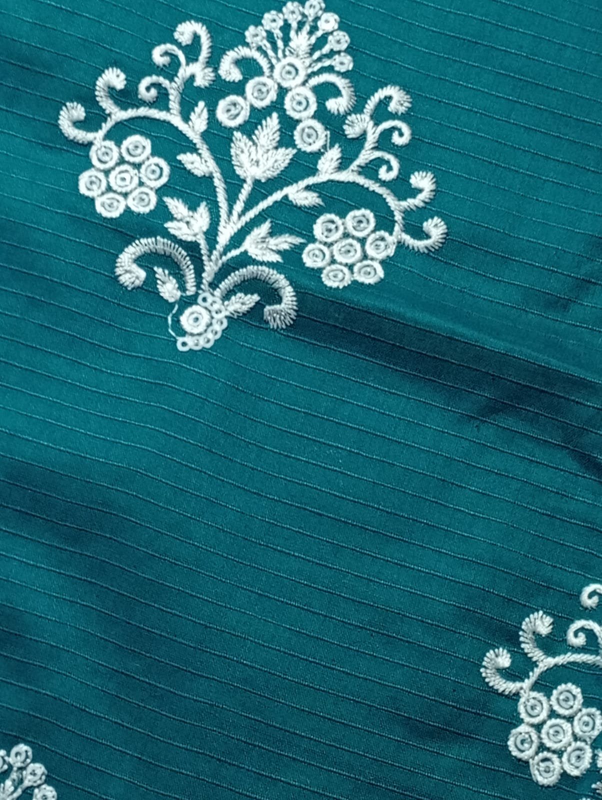 Sapphire Gold – S.G Collection | 3-Piece Embroidered Suit - Image 6